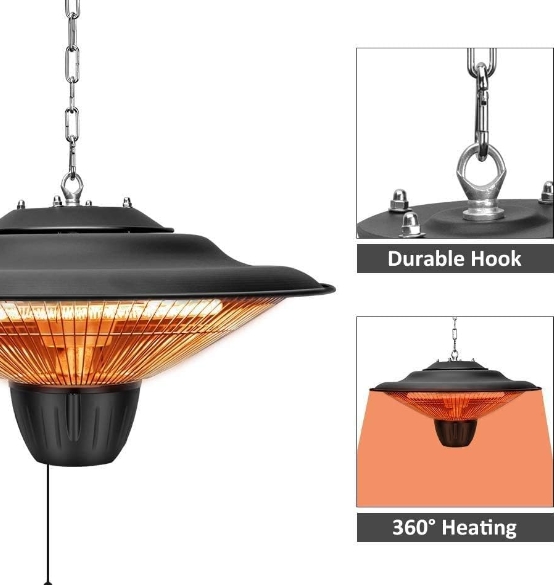 Commercial patio heater