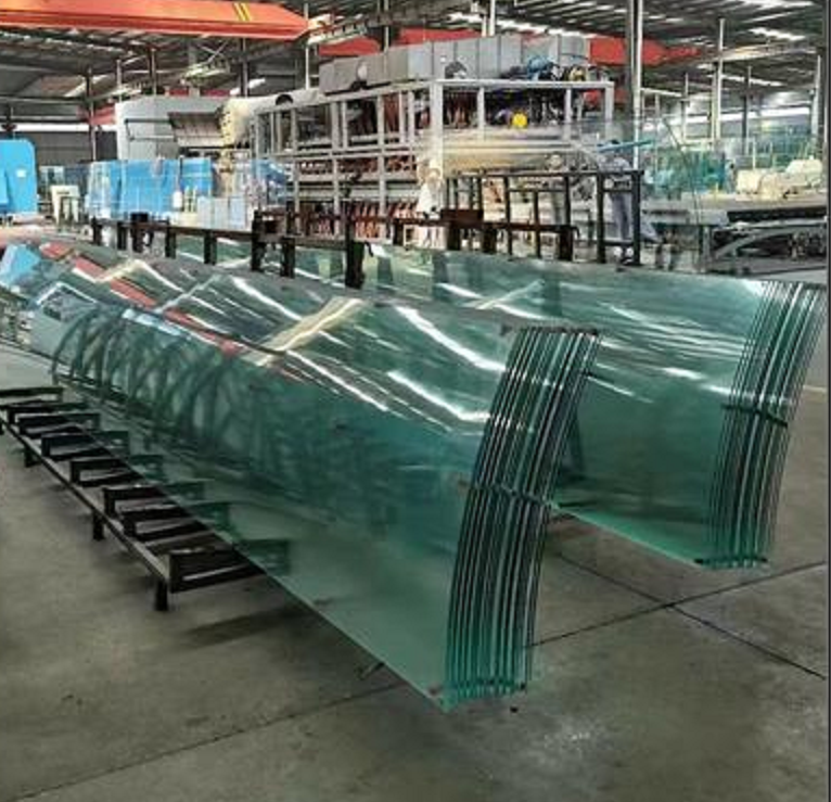 Architectural glass bending lamp