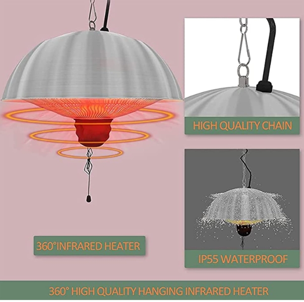 Fake flame heater